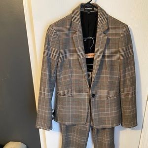 Express Plaid Blazer